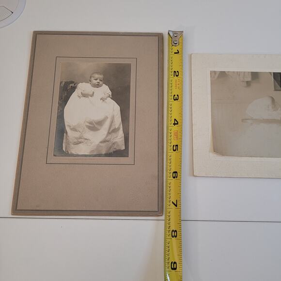 Lot of 21 Antique & Vintage Portrait Photographs – Cabinet Cards & Snapshots - Picture 8 of 14